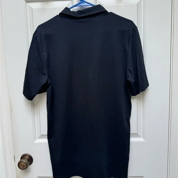 Travis Mathew Black and Gray Polo Shirt for Men - Picture 5 of 9